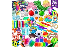 75 pcs Fidget Toys Kids Pack - The Solution for Kids' Stress Relief and Fun
