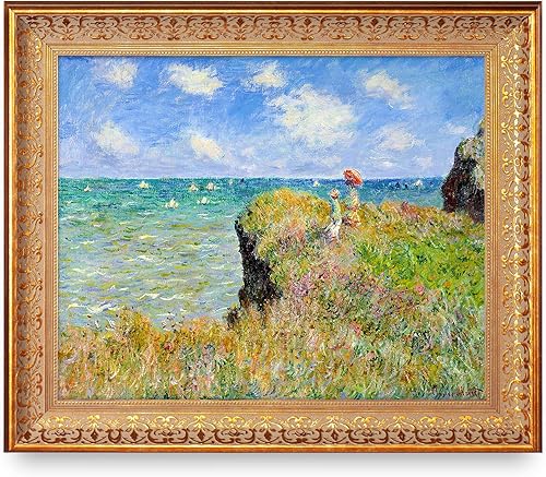 Miniatura 36 de A&T ARTWORK Antibes Seen from The Salis Gardens de Claude Monet Las Obras de Arte Clásico Mundial Reproducciones, Impresiones de Arte en Lienzo