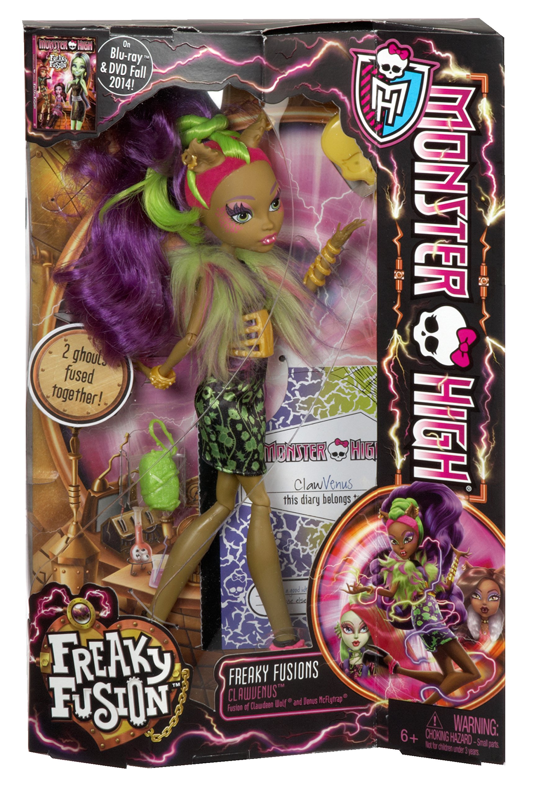Monster High Freaky Fusion Clawvenus Doll product thumbnail 6
