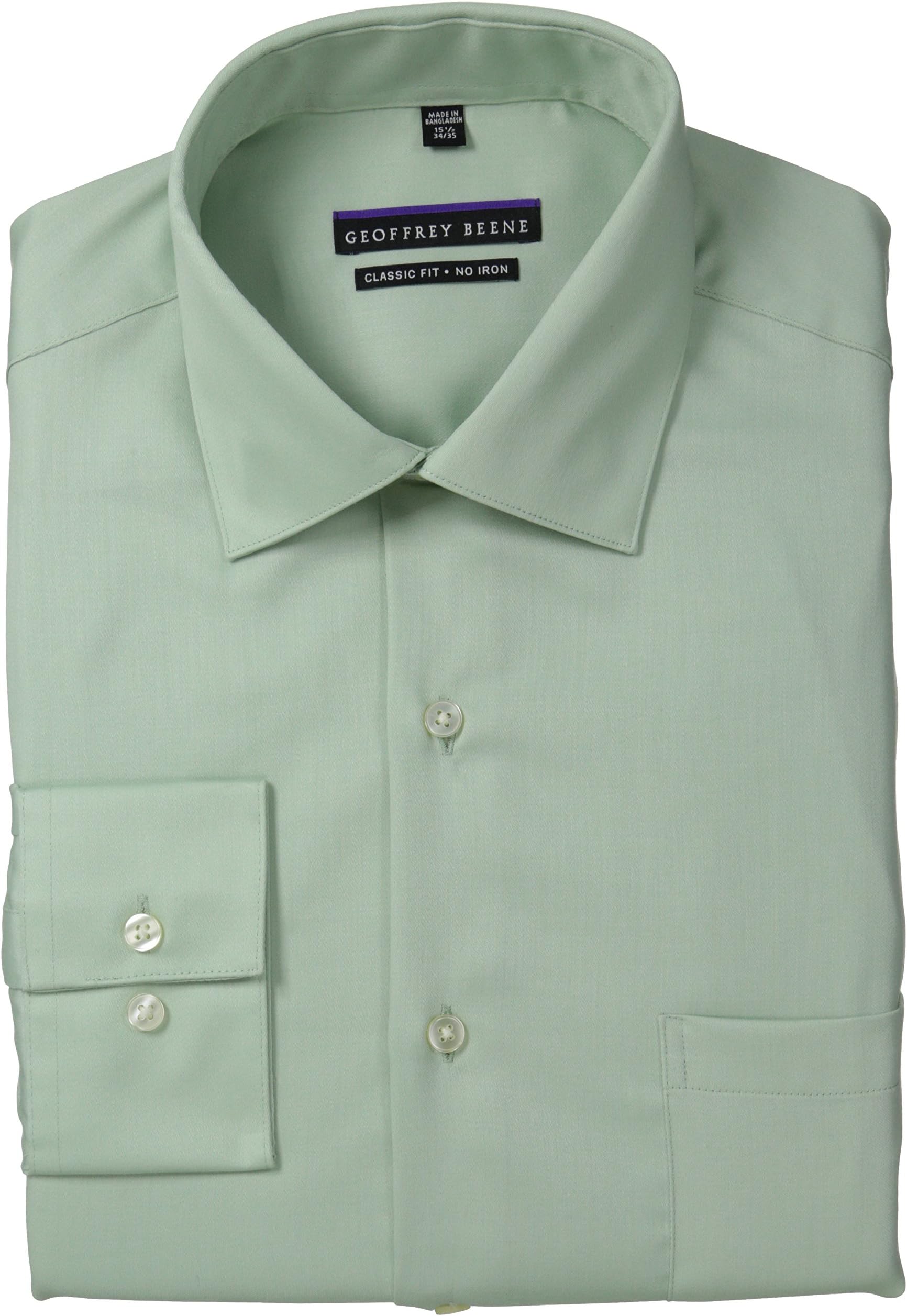 Geoffrey Beene Men's Long-Sleeve Regular-Fit Solid Shirt