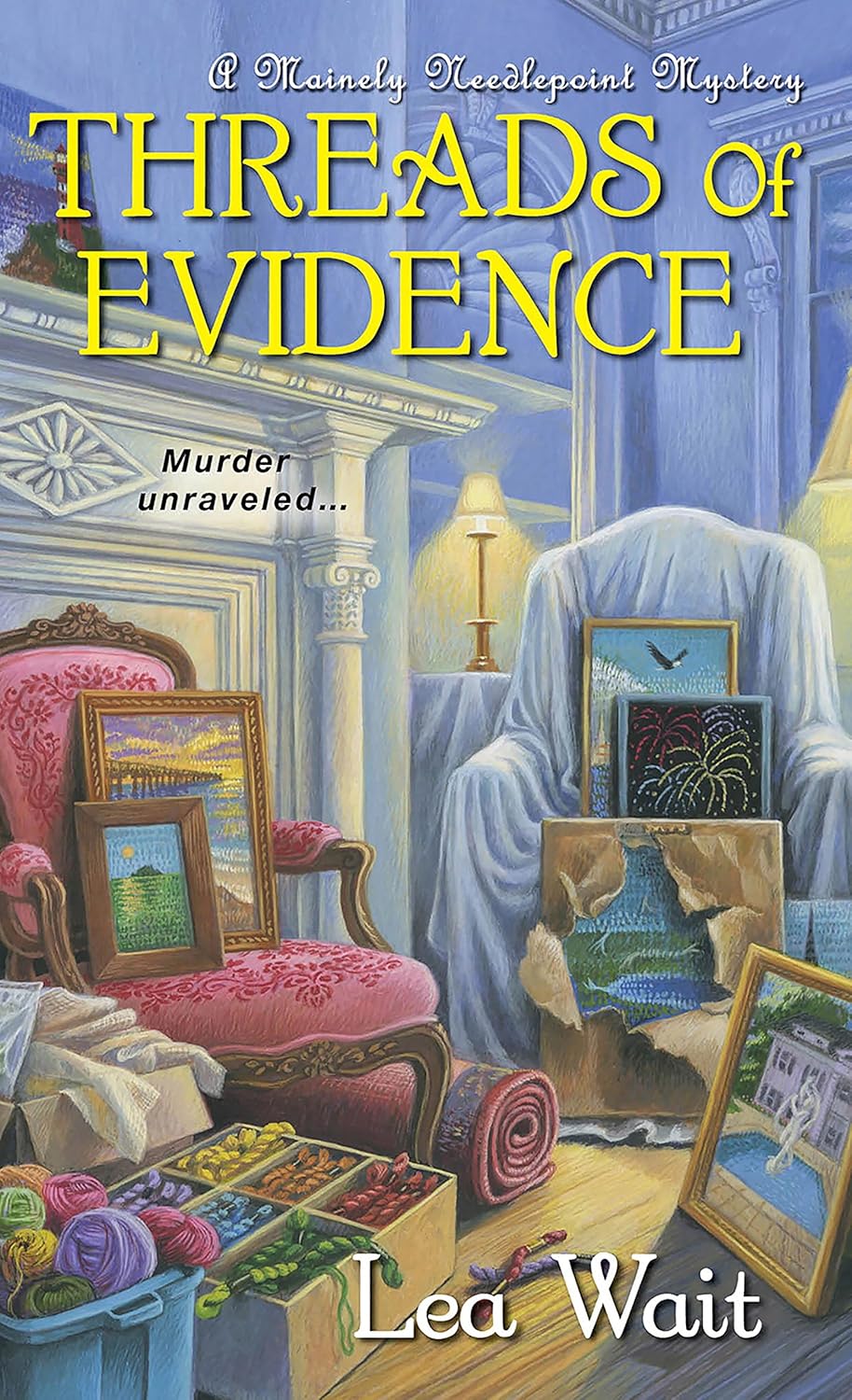 Threads of Evidence (Mainely Needlepoint series Book 2) Kindle