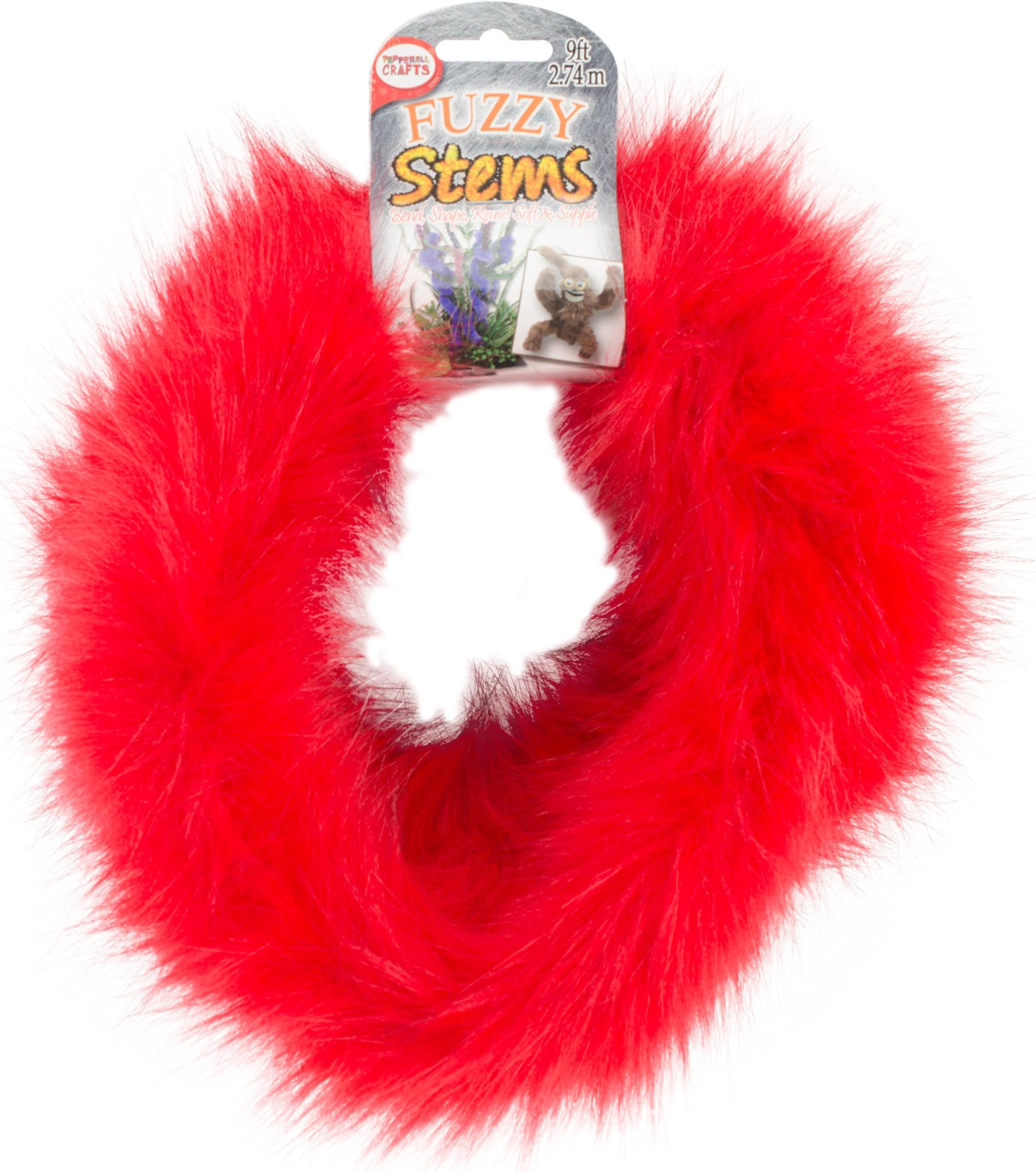 Fuzzy Stem 9'-Red