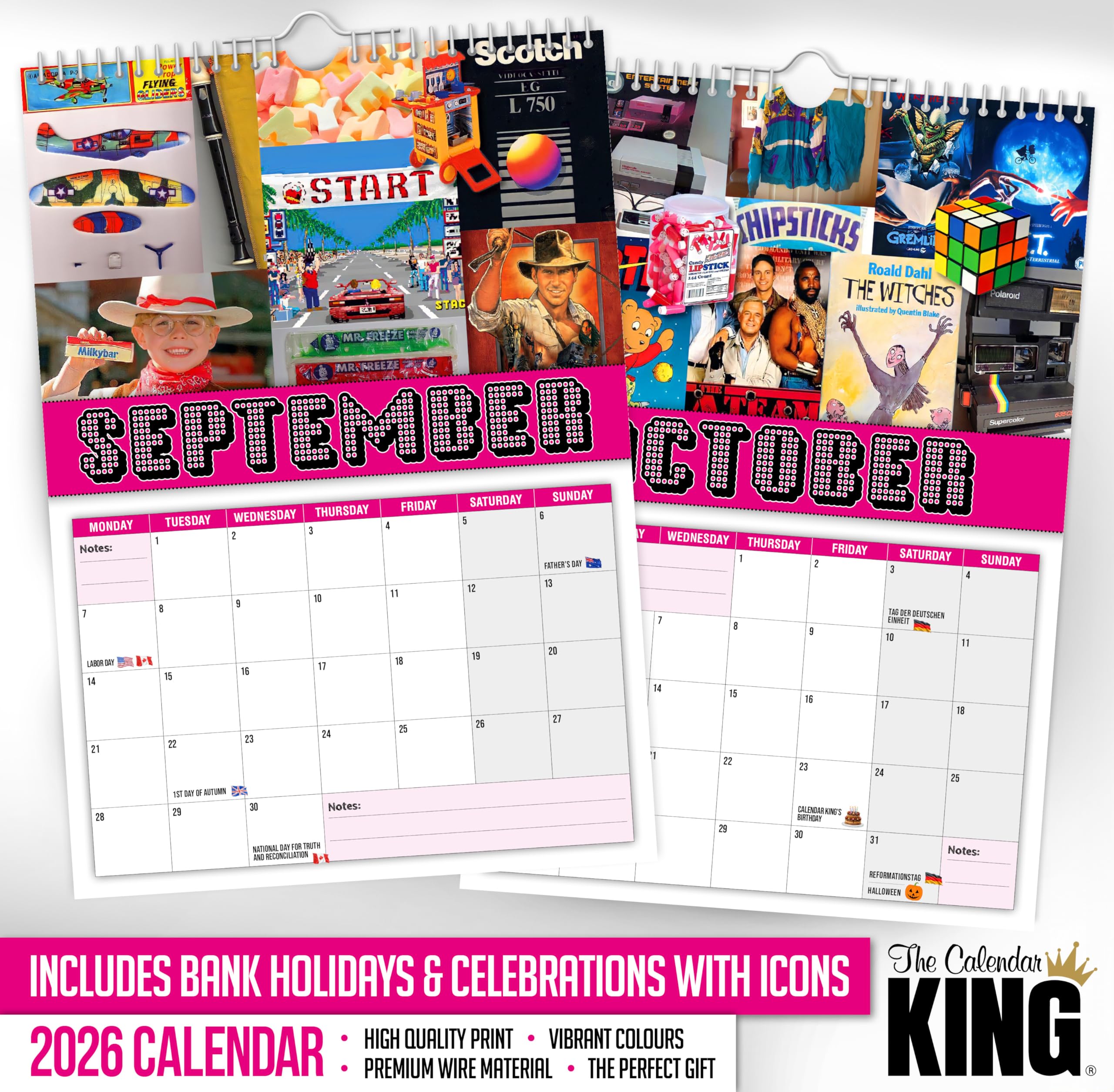 The Bill - 2026 Wall Calendar // Nostalgic / Back To The Past / Christmas / Birthday / Gift Idea / Present / Novelty / Humour / Secret Santa