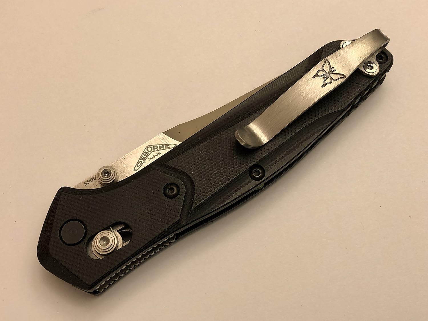 Titanium Deep Pocket Clip Made for Benchmade 940 943 580 585 Knife