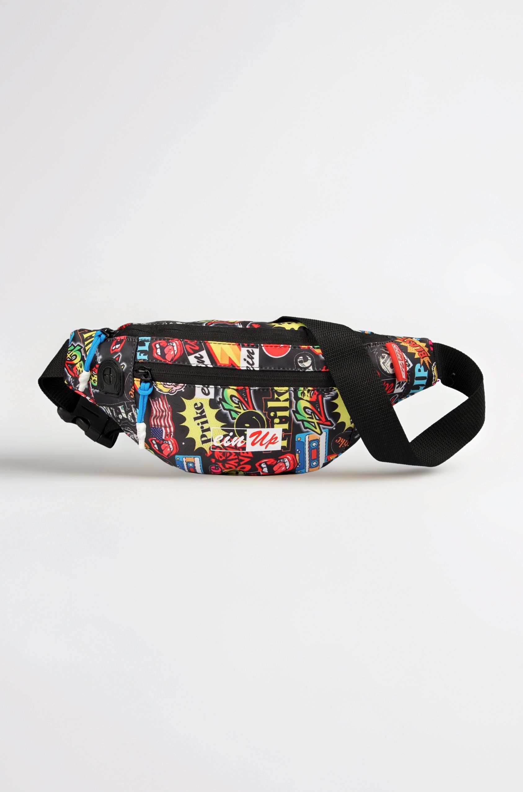 Fluffy Printed Waist Bag Elegant Style Travel Pouch Passport Holder with Adjustable Strap for Men Chest Fanny Pack Women Side Bag Hiking Trekking/Hand Purse/Mobile Bag/Official Gifts for Boys