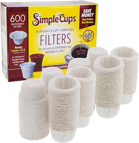 Miniatura 14 de Filtros desechables para uso en cafeteras Keurig® (paquete de 50) - Tazas simples - Usa tu propio café