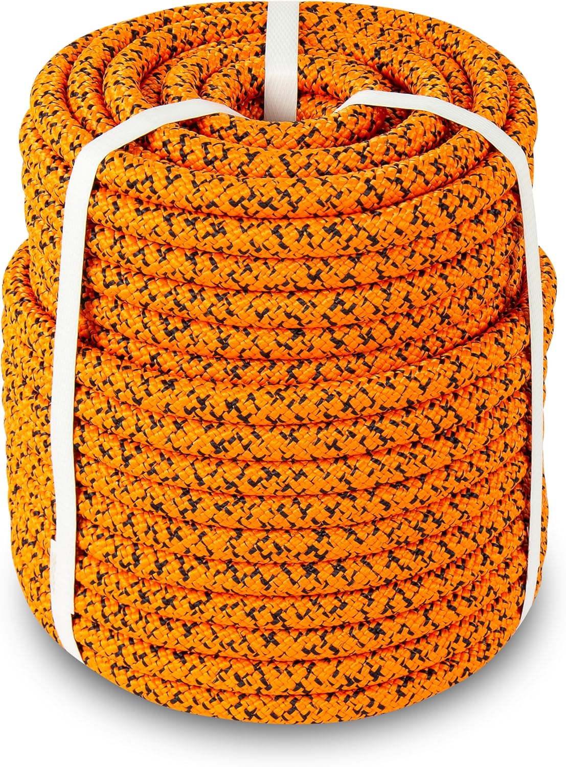 15-133 1/2in. x 125ft. Double Braided Arborist Rope 7200 Lb, No-Stretch Static Rope, Assorted Color