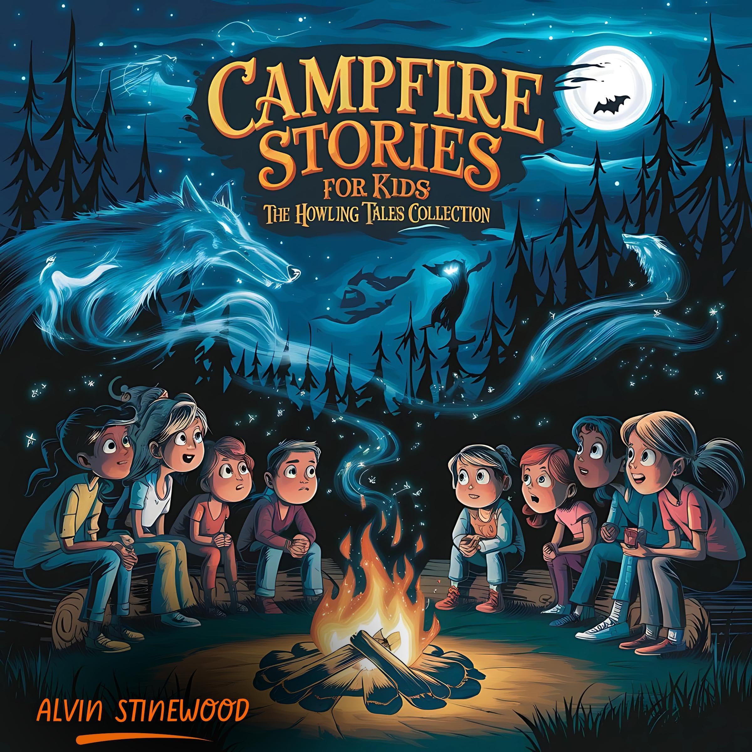 Cover art for Campfire Stories for Kids: The Howling Tales Collection