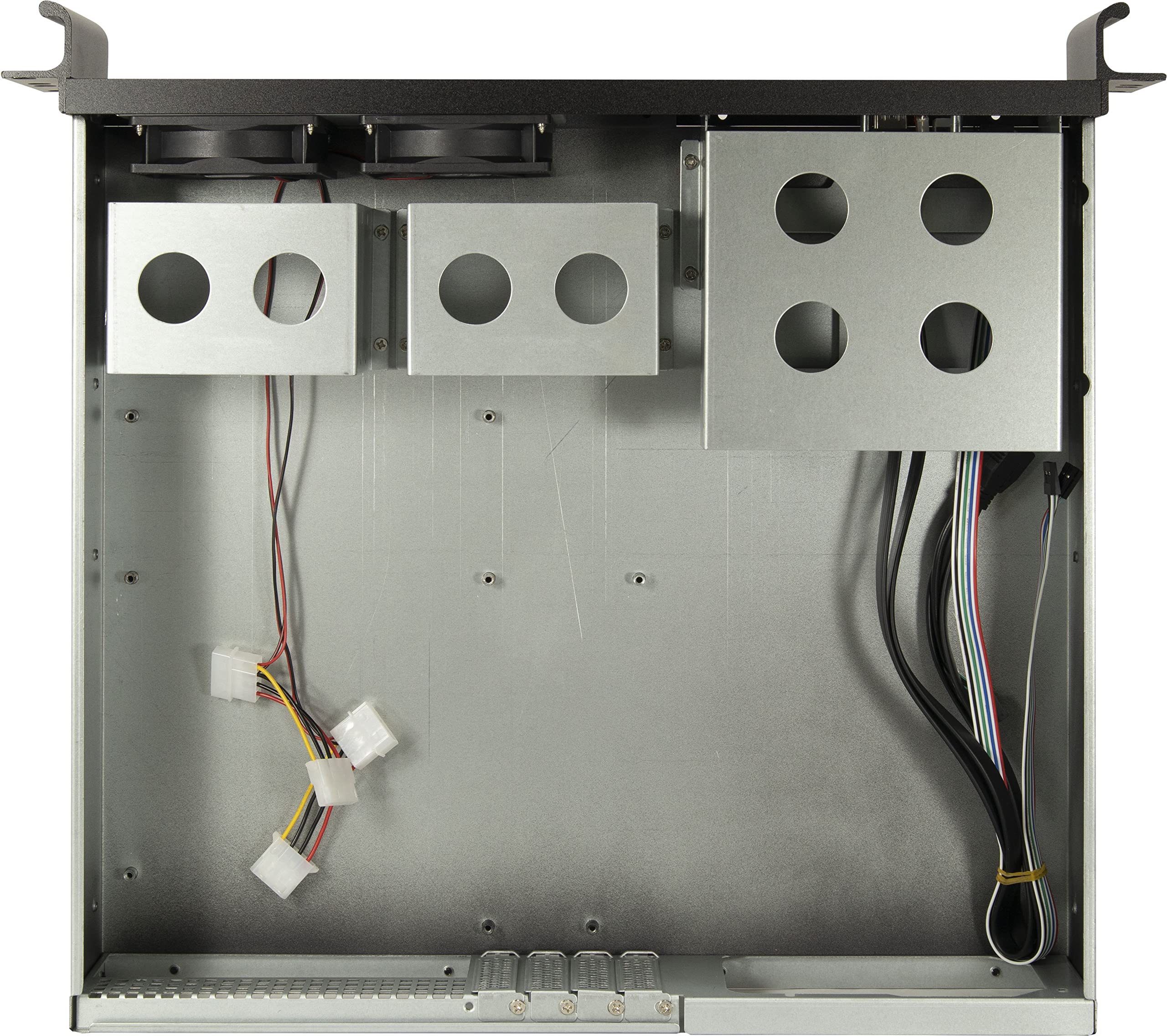 InteR-Tech 2U-K-240l Supporto Nero (case Ipc Server 2U-K240l)