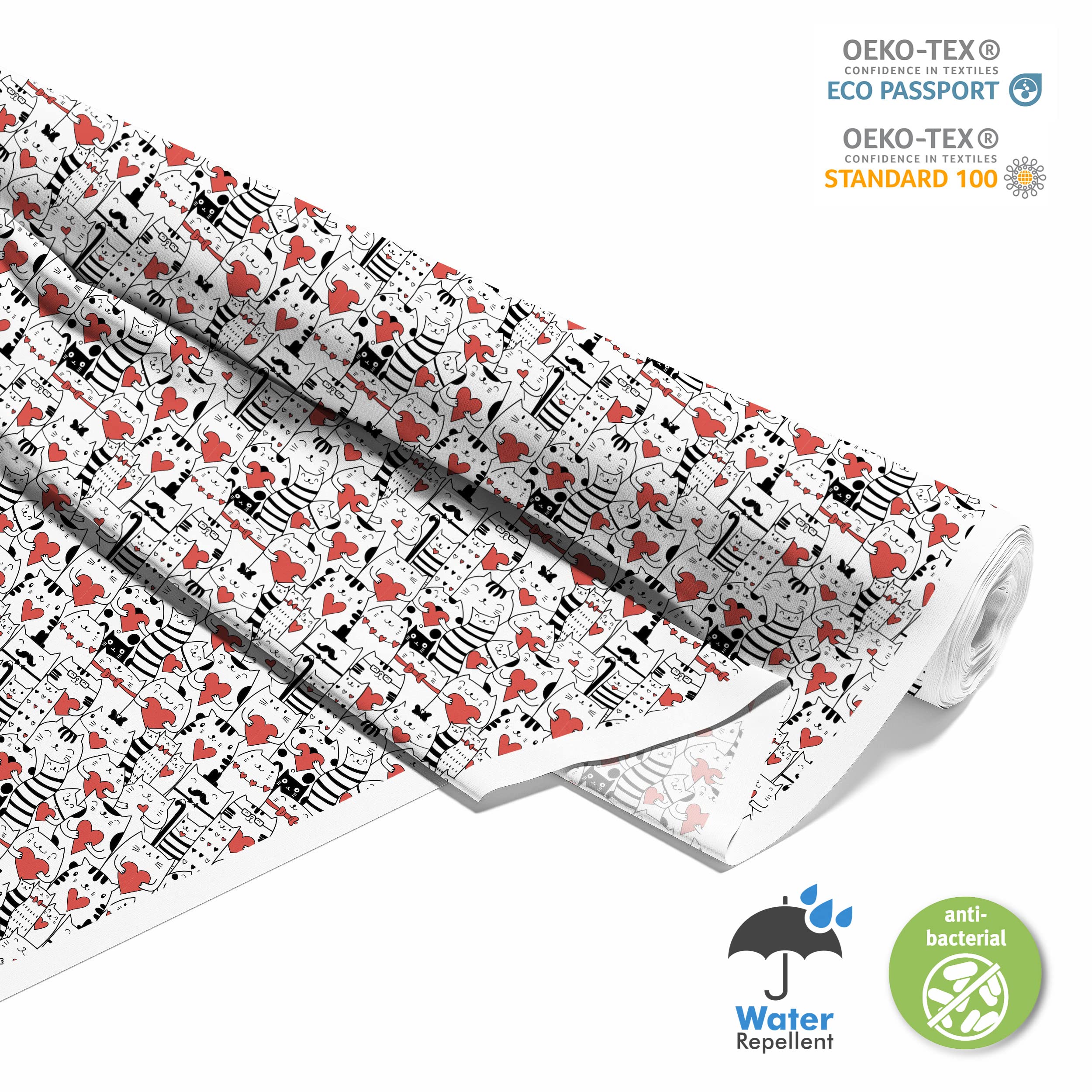 Telas Visillos Por Metro HEKO PANELS Tela Para Tapizar Impermeable Por Metro Telas Tintada Para Sofas Gruesa Resistente Al Desgaste Antimanchas Sillas Loneta Estampada Patas De Colores 1 Metro 155 X 100