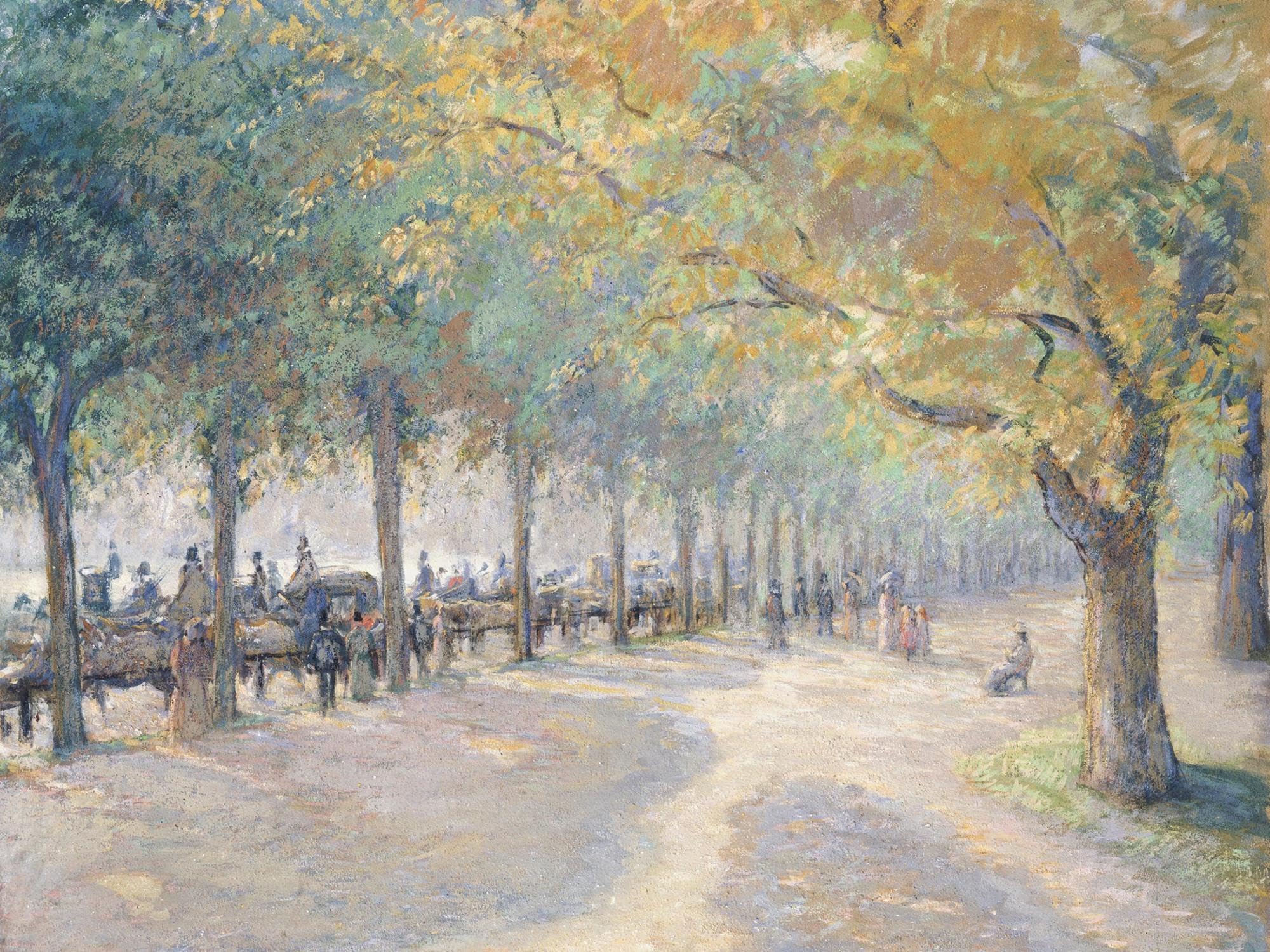 Amazon.com: ART.COM Wall Art Prints Hyde Park, London, 1890 by