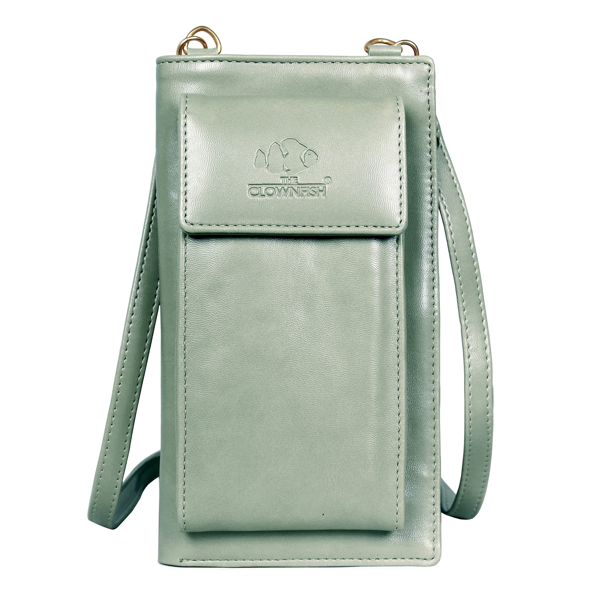 the clownfish Adora Women Wallet/Sling Bag With Front Phone Pocket (Pistachio Green)-picture-29