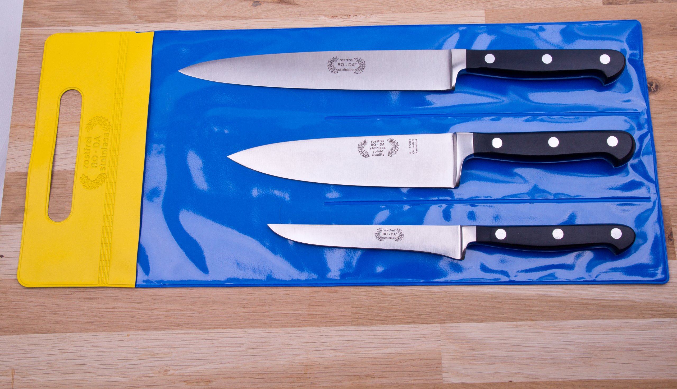 Cuchillo de cocina Set Lujosos Calidad Profesional, 4 piezas. Juego de cuchillos