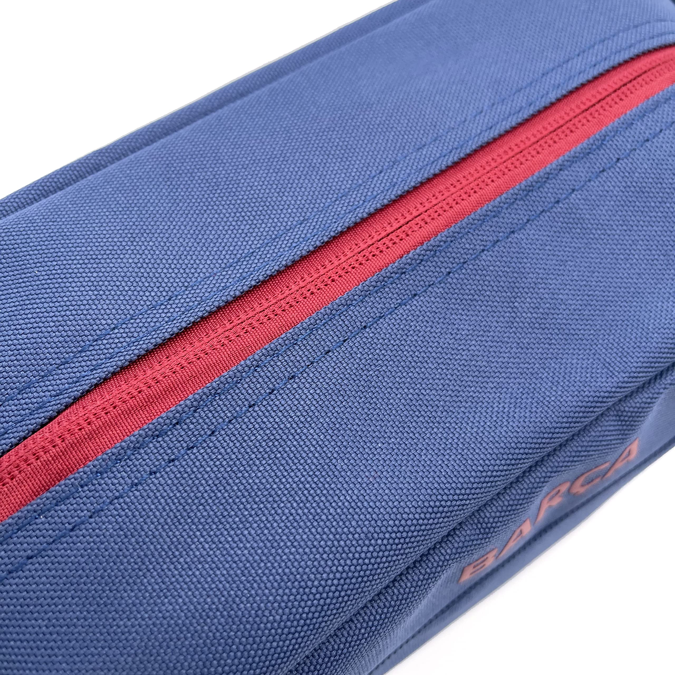 Icon Sports Fan Shop FC Barcelona World Soccer Club Team Logo Officially Licensed Toiletry Travel Bag (Navy, ONE SIZE)