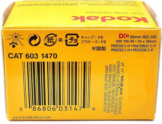 KODAK Color Negative Film KODAK Color Plus 200-135-36 Exposures Parallel Import
