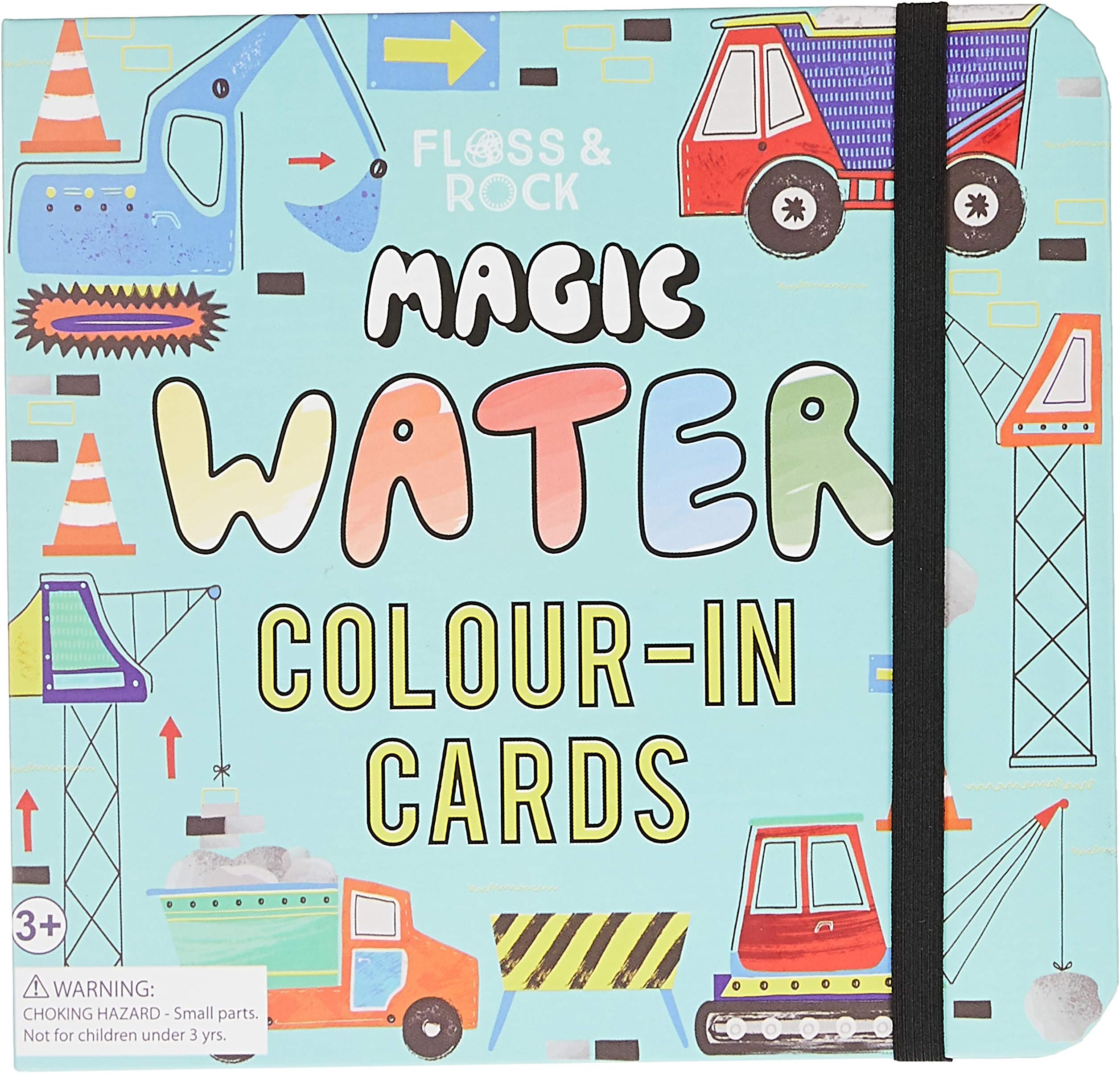 Floss and Rock Construction Magic Water Pad and Pen