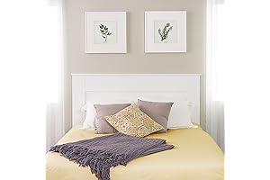 Prepac Modern White Headboard for Queen Beds