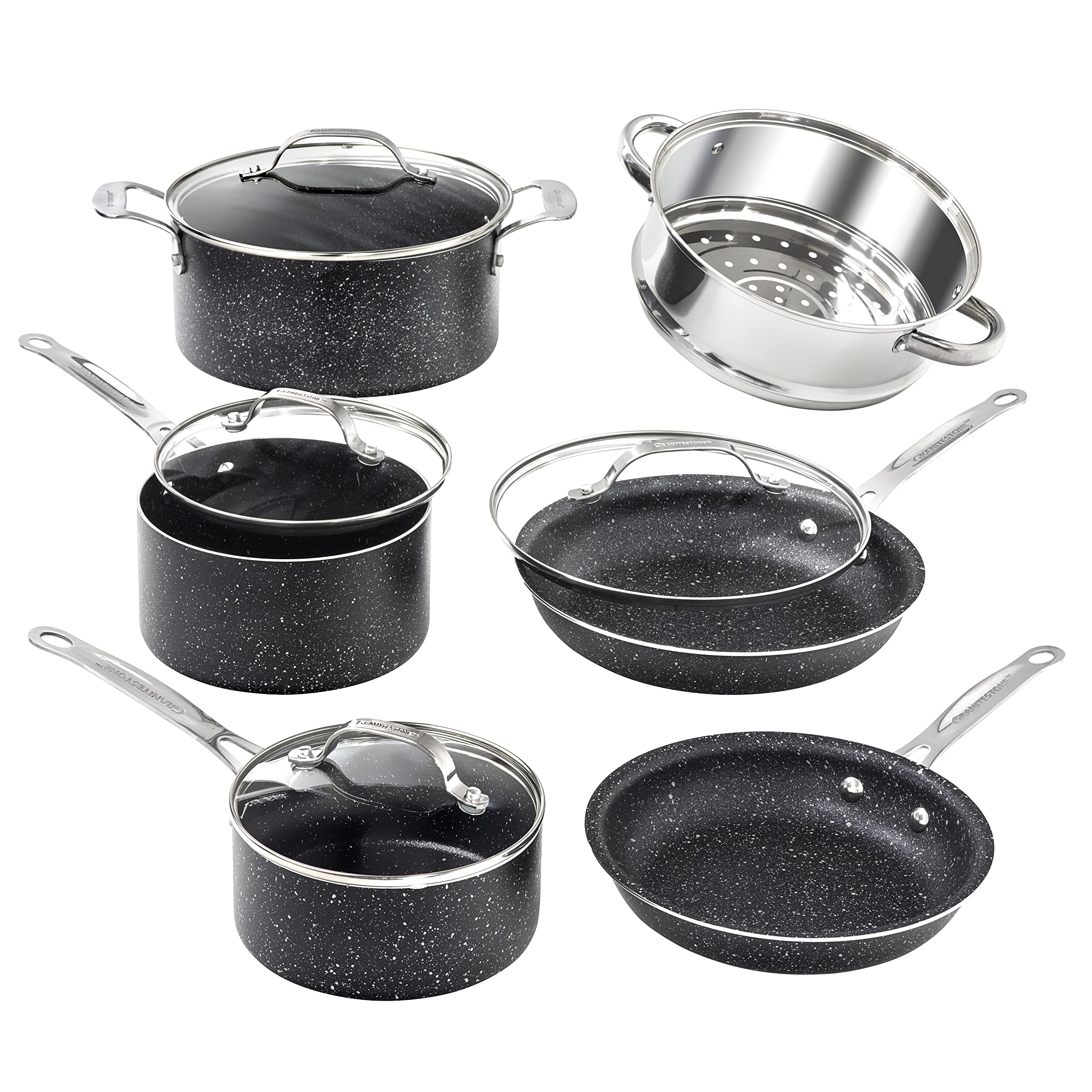Buy Granitestone Original 10 Piece Nonstick Cookware Set, Scratch