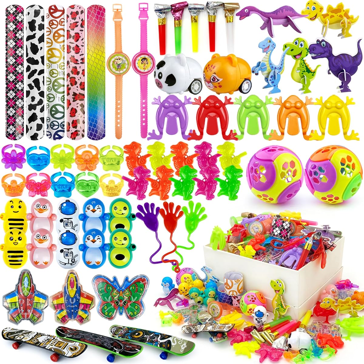 XIPEGPA Party Favors Toy Assortment for Classroom Rewards Bulk Toys | Birthday Party Toys Goodie Bag Filler Treasure Box Gifts for Boys and Girls
