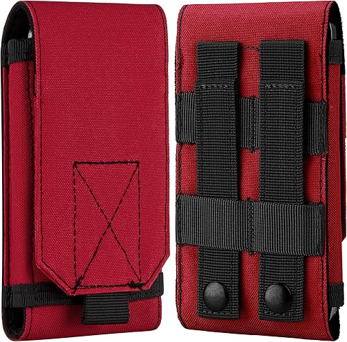 Miniatura 12 de IronSeals Funda táctica Molle para teléfono, bolsa universal para cinturón para iPhone 17 Pro Max/17 Pro/17/16 Pro Max/15 Pro Max/14 Pro Max/13/12