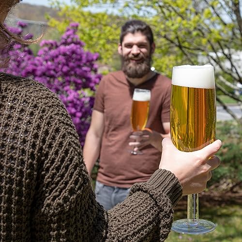 Miniatura 3 de SCS Direct Copas de champán de gran tamaño XL (paquete de 4) 25 onzas Cada uno tiene capacidad para una botella completa de champán o vino