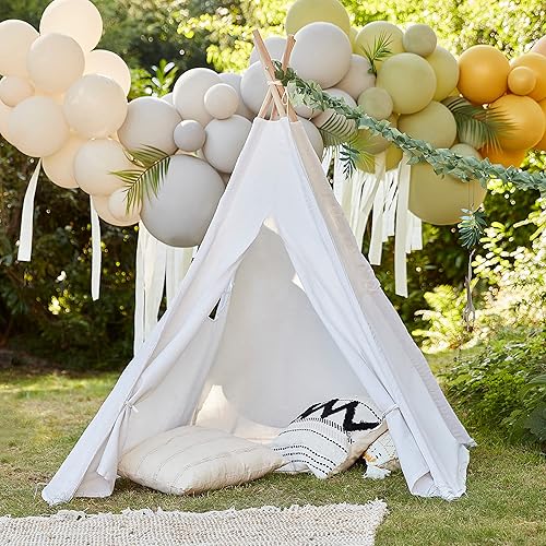 Ginger Ray Tienda de campaña plegable Tee Pee para juegos y fiestas en interiores o exteriores