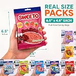 MunchyCravings Gummy Candy Variety Box (16 Packs, Up to 8 Flavours) – Snack Box with Sweet & Sour Gummies – Candy Gift Box for Men, Women, Kids & Adults – Care Package for Birthdays, Christmas & Halloween
