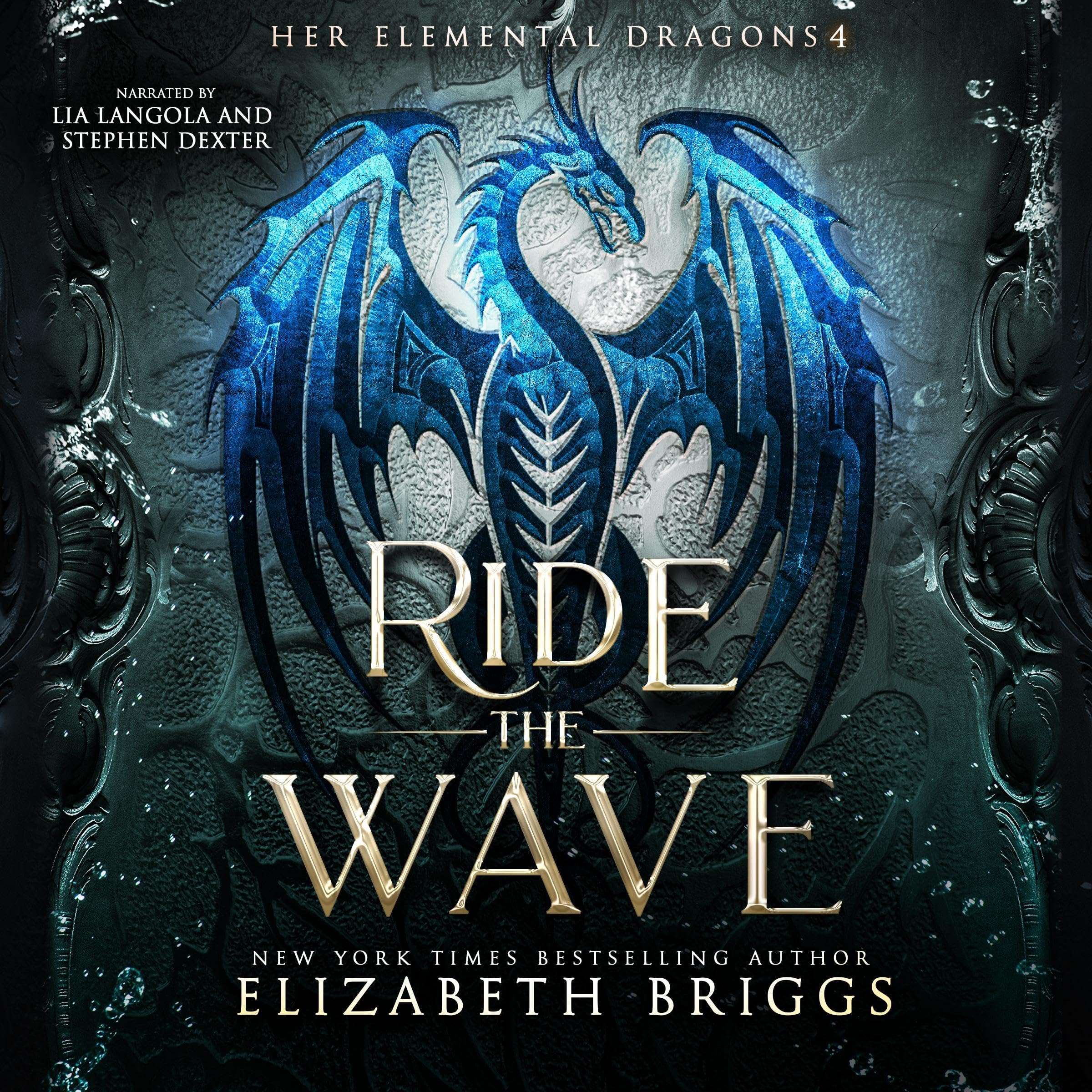 Cover art for Ride the Wave: A Reverse Harem Dragon Fantasy