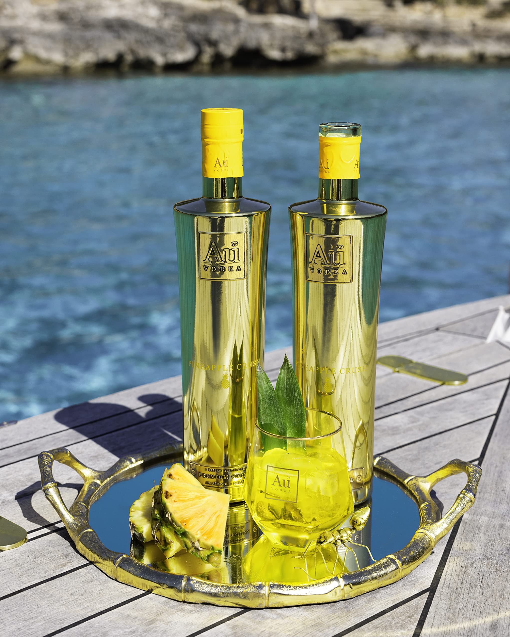 Au Vodka Pineapple Crush 0,7l (35,2% Vol.)