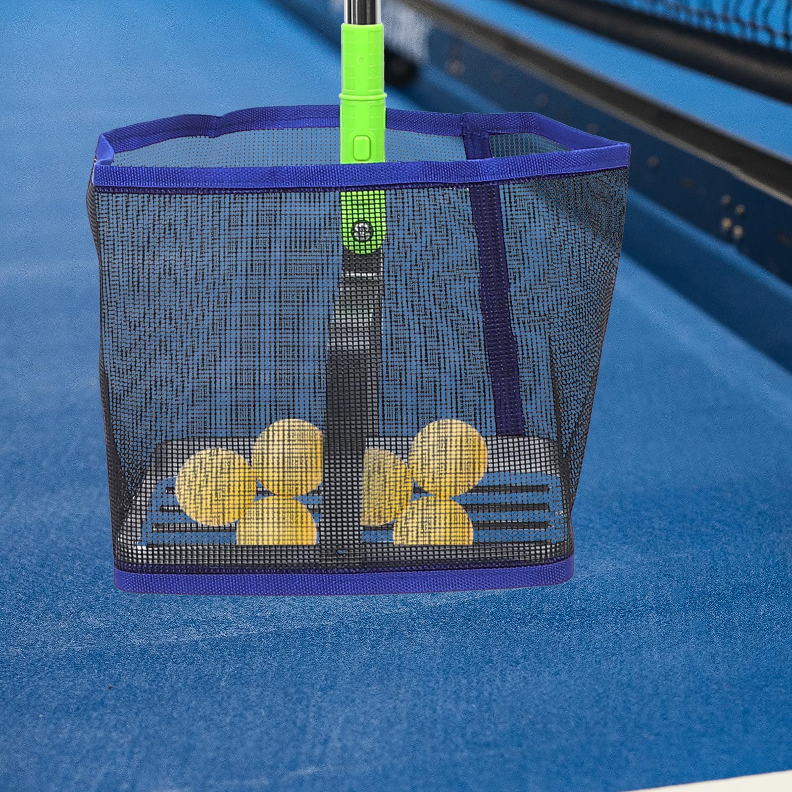 ABOOFAN Ramasse-balles Collecte Facile et Rapide Couleur Aléatoire Portable Télescopique en Acier Inoxydable et Nylon de Tennis de Table pour Terrains de Jeux