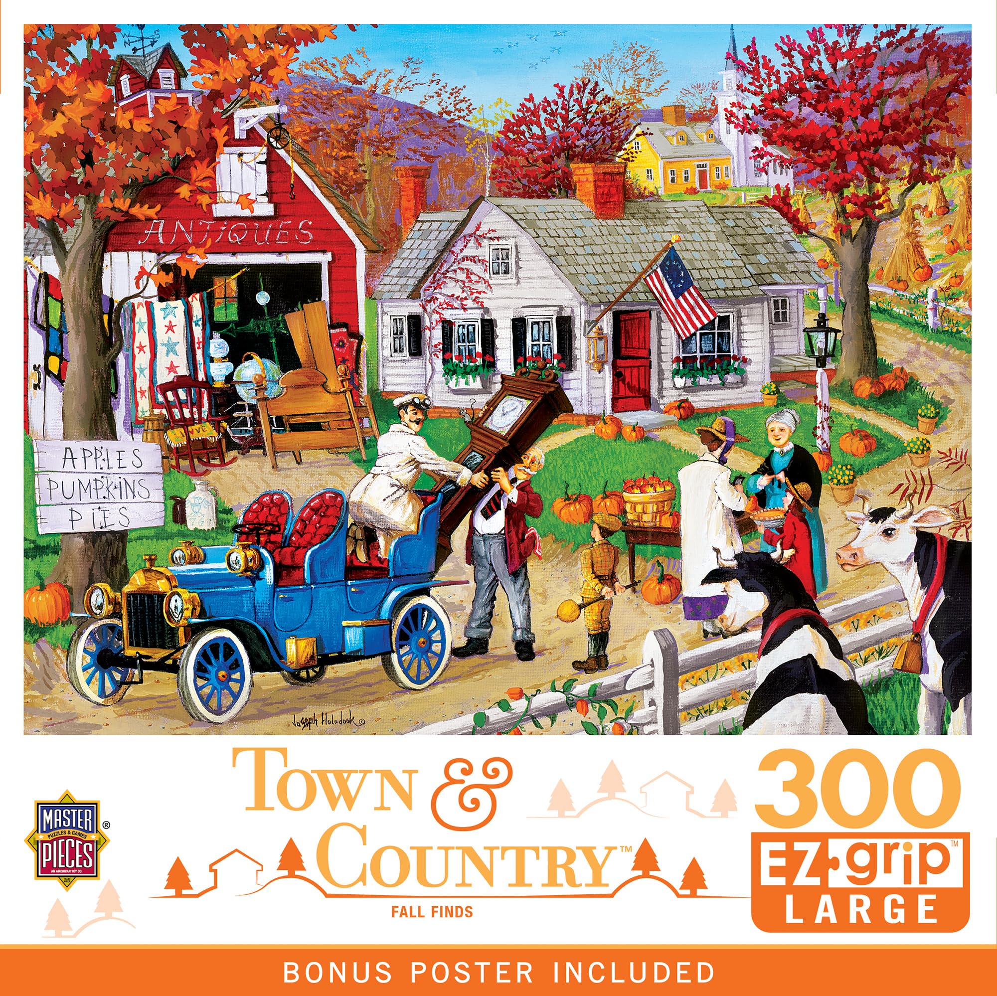 300 Piece EZ Grip Jigsaw Puzzle - Fall Finds - 18"x24"