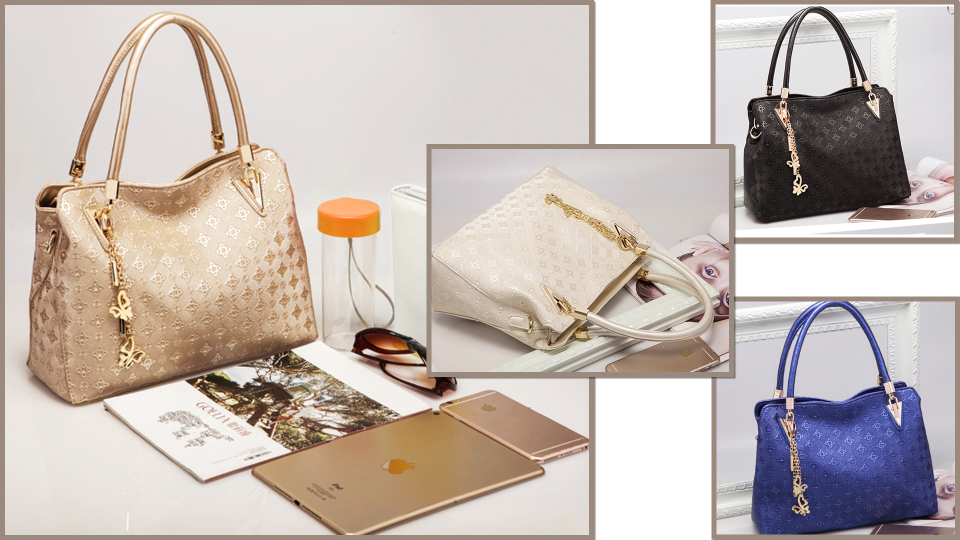 Borsa Grande Capacità Set Pezzi Borse Donna Pahajim Borsa