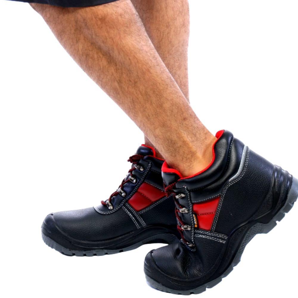 Herren S3 Sicherheitsstiefel Wasserdicht – Winter-Arbeitsstiefel Mit Stahlkappe, Lederoptik & Rutschfester Sohle