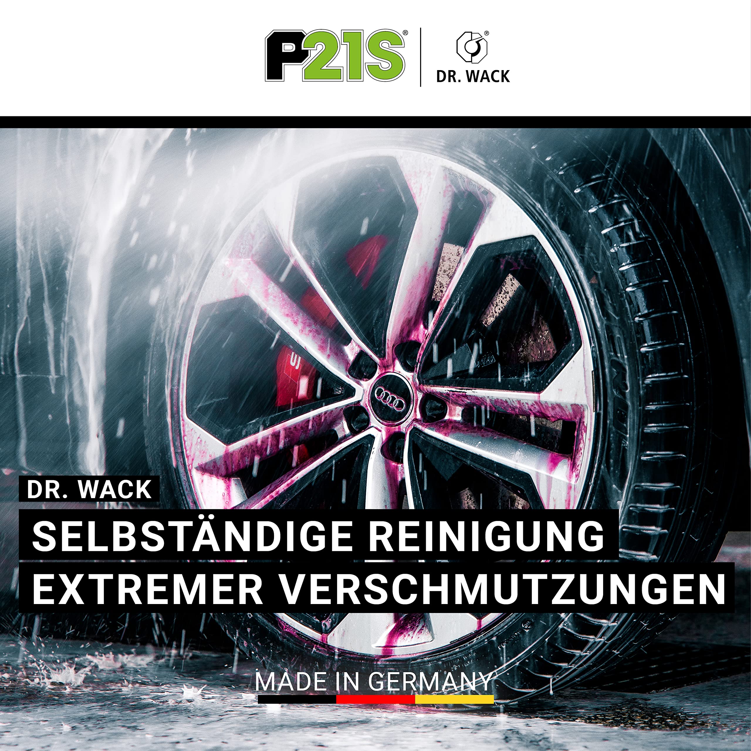 Verwijderd Remslijt Olie Rubber PH-huidneutrale Auto Reiniger P21S High End Felgenreiniger Von Dr. O.K. Wack Chemie, 100 Ml, 1 Stück Velgenspray Werkingsindicator Velgen Reinigen Snel
