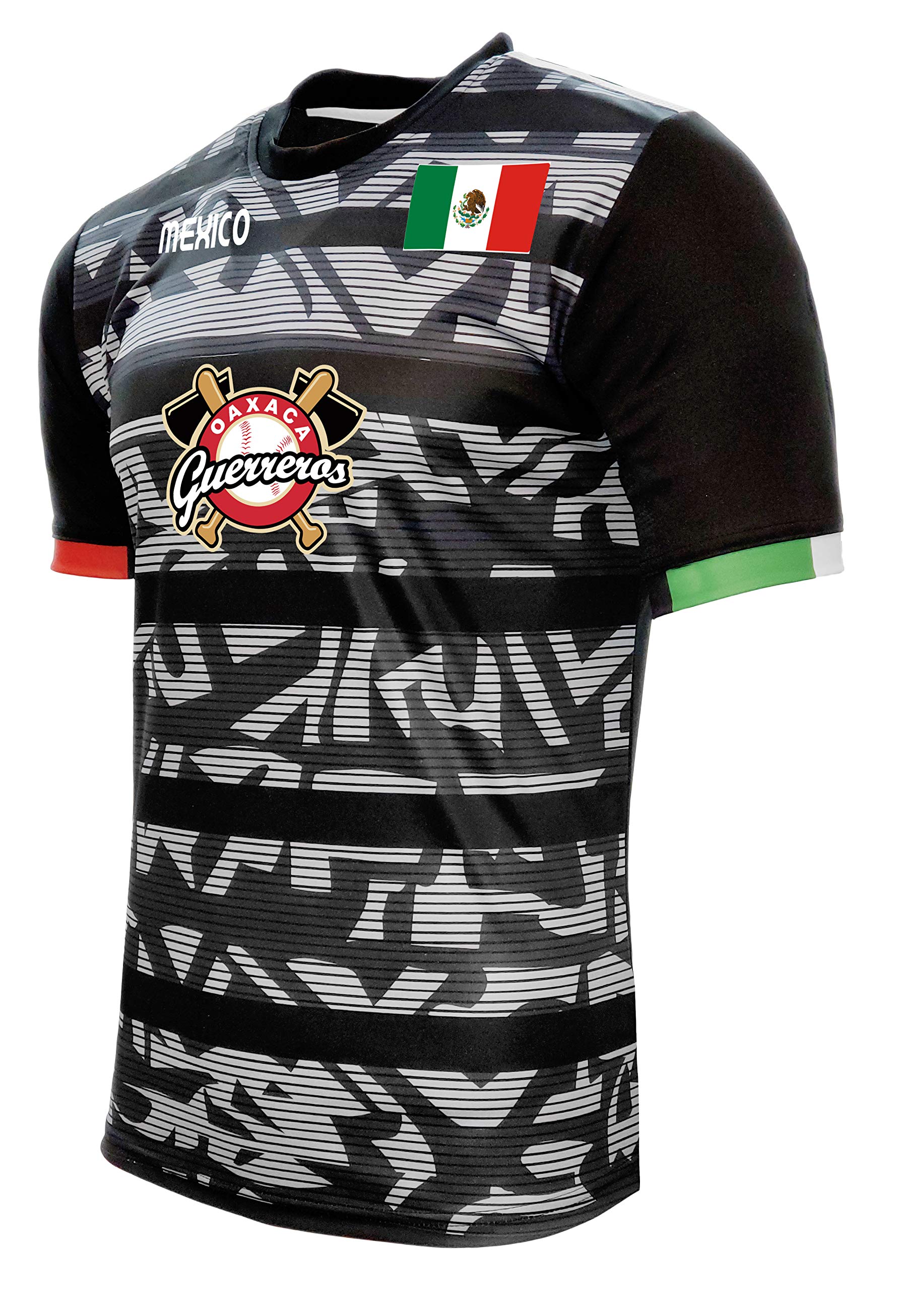 Jersey Mexico Guerreros de Oaxaca 100% Polyester BlackGrey_Made in Mexico (XXX-Large)