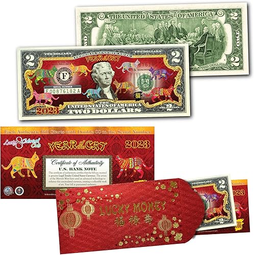 2023 Vietnamita Vietnam Año Nuevo Lunar del CAT Policromático 8 Gatos Colorizados Sin Circular Edición Especial Coleccionable Rojo Sobre Lunar