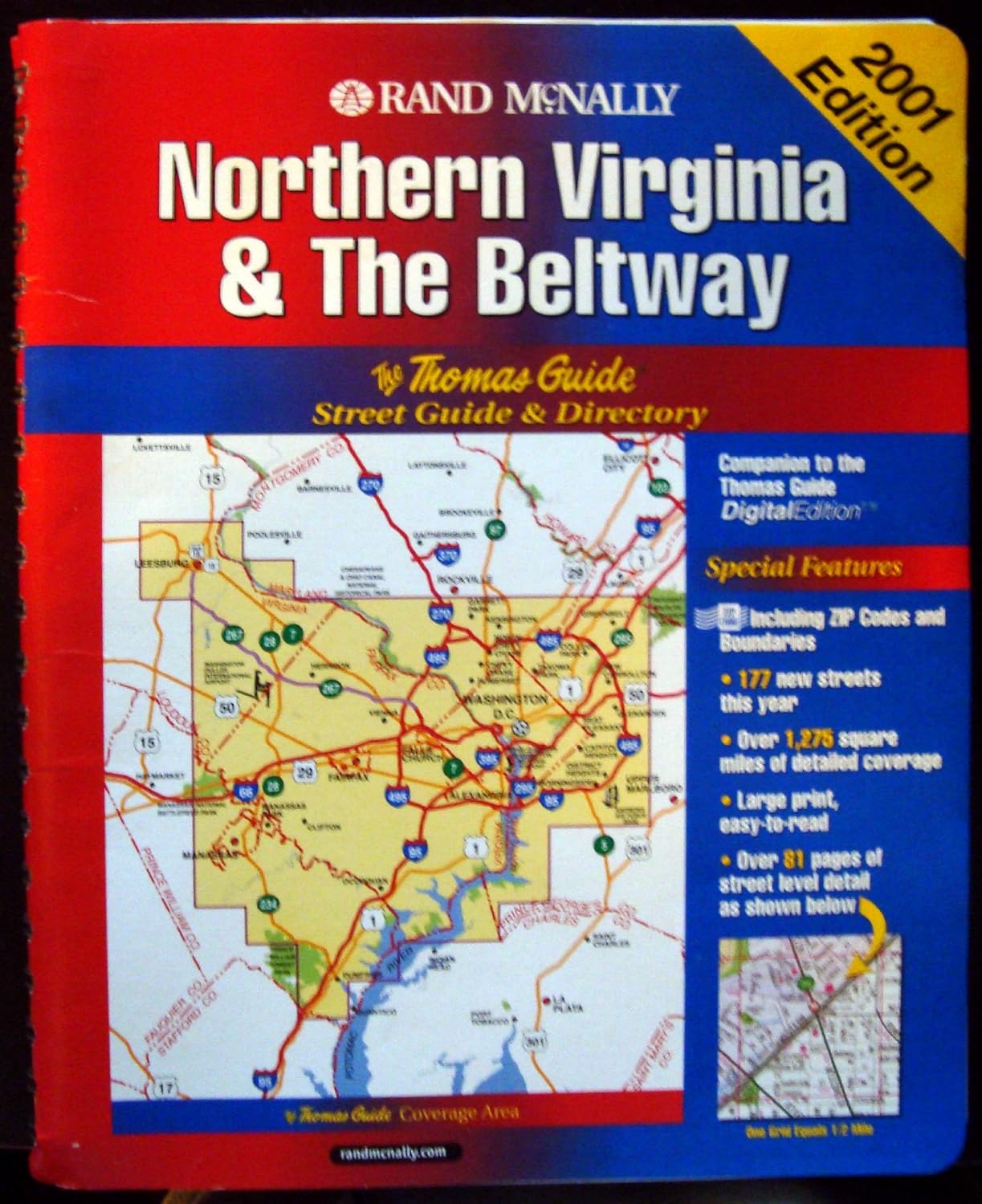 Amazon | Thomas Guide 2001 Northern Virginia and the Beltway: Street ...