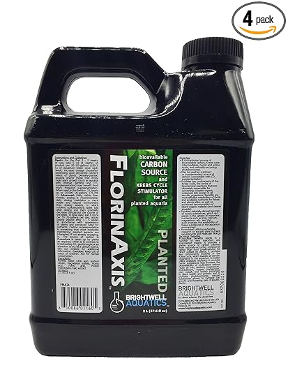 Brightwell Aquatics FlorinAxis, bioavailable carbon source & Krebs Cycle stimulator for all planted aquaria, 2 Liter