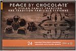 Peace By Chocolate Boîte-cadeau pour chocolats syriens de qualité supérieure, Délicieux foncé Chocolate (24 pc, 256 g)