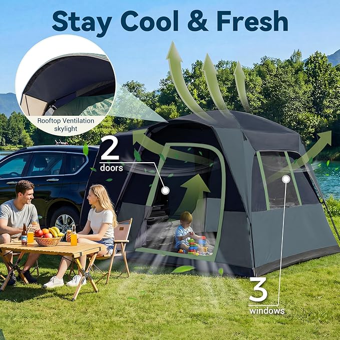 Carpa para camping SUV para 5/6 personas resistente al clima miniatura 5