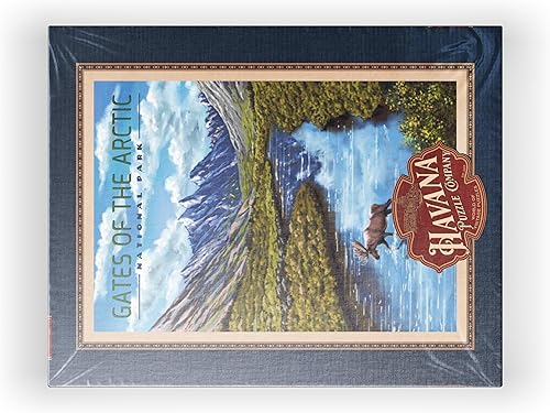 Miniatura 8 de MyPuzzle Gates of The Arctic National Park - The Arctic Whisper, póster de viaje vintage, rompecabezas prémium de 500 piezas para adultos
