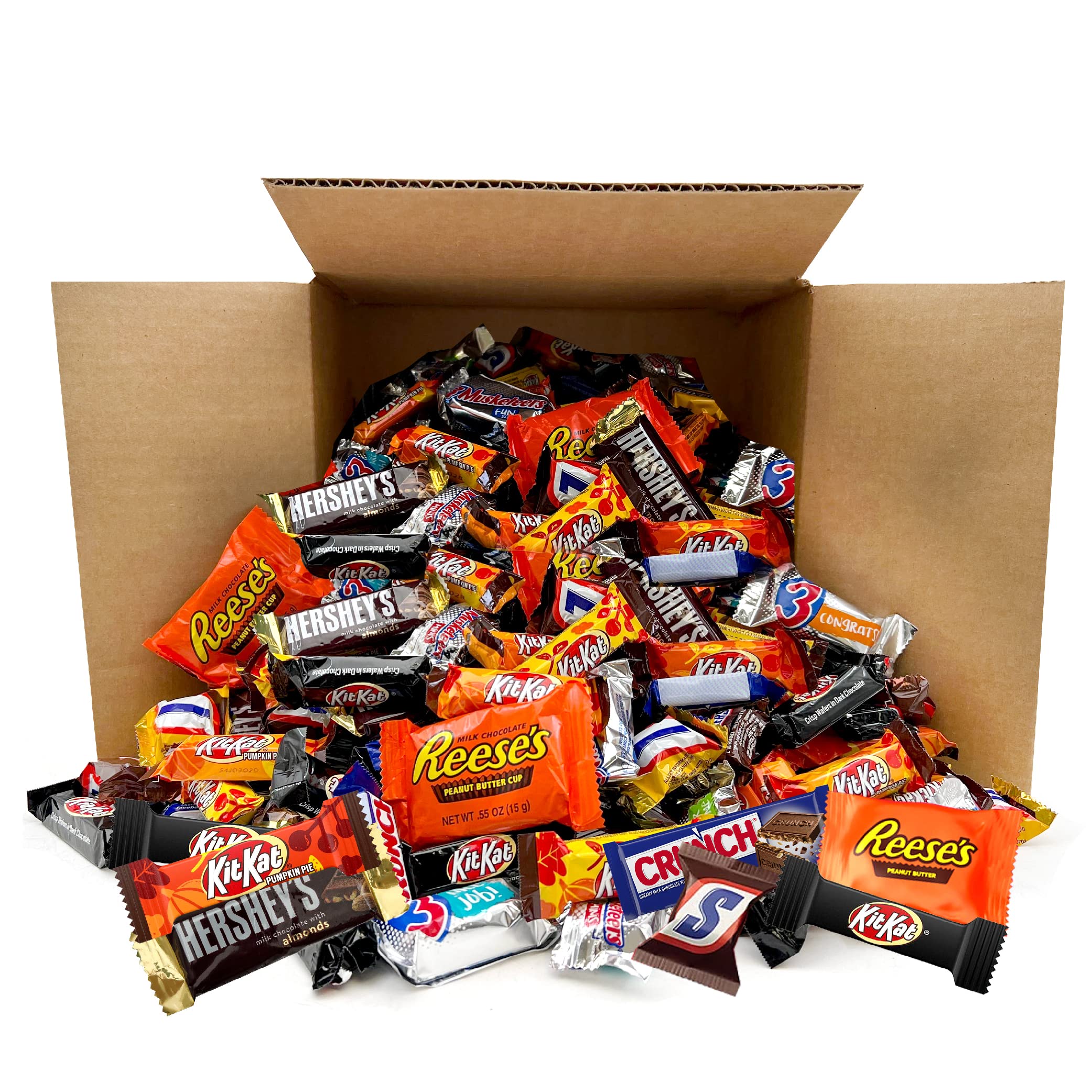 Buy Chocolate Candy Assortment, 5 Pound Box, KITKAT, SNICKERS, HERSHEY