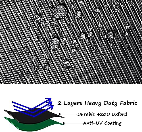 Miniatura 2 de Funda de kayak 420D impermeable, resistente a los rayos UV, para almacenamiento en interiores y exteriores, cubierta de almacenamiento de kayak,