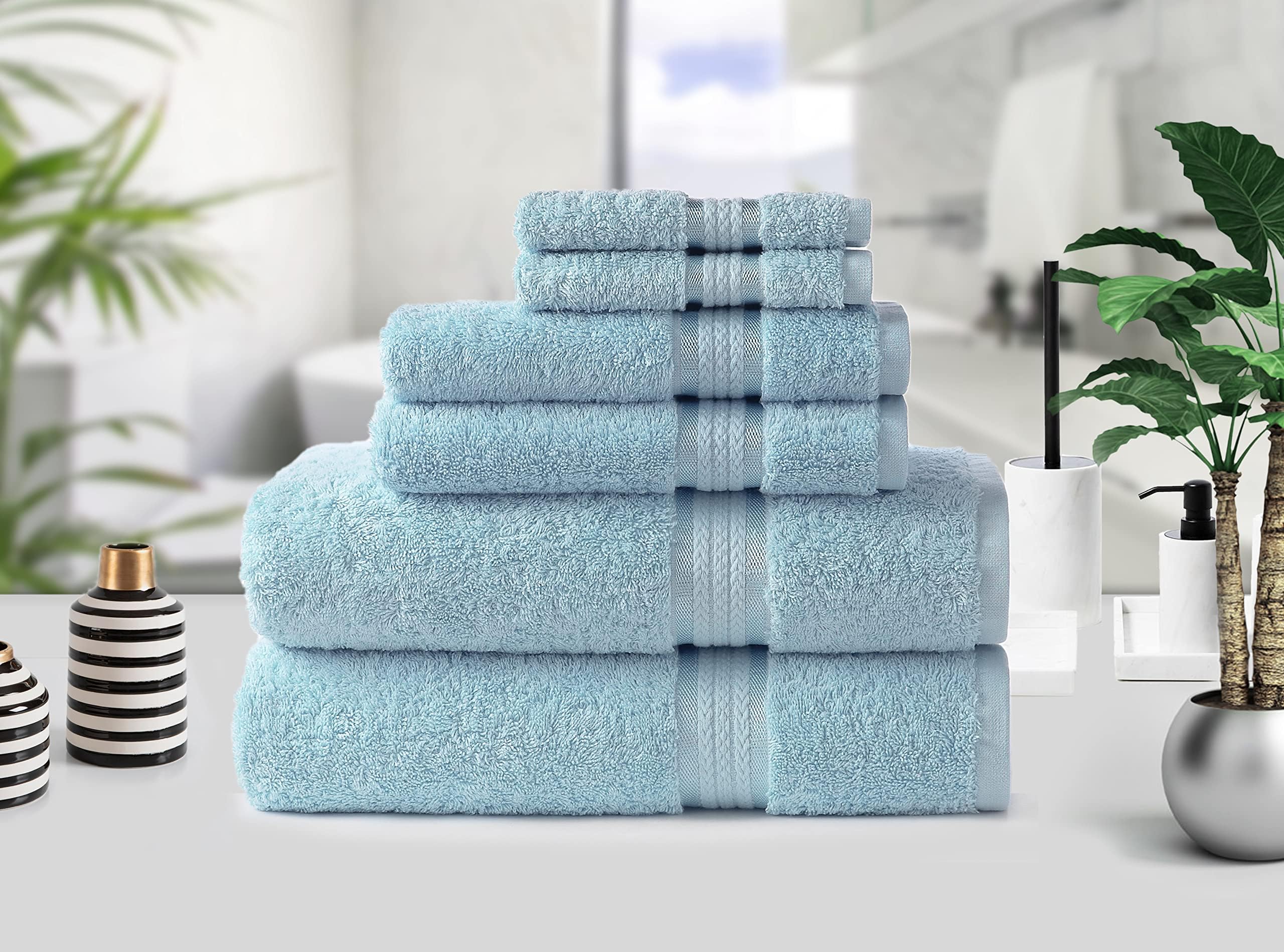 Set Di 2 Asciugamani Da Bagno Cotone Craft Ultra Morbido – 100% Cotone Ringspun, 88,9x177,8 Cm, Bianco