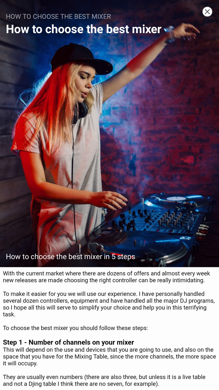 How to choose the best mixer App on Amazon Appstore