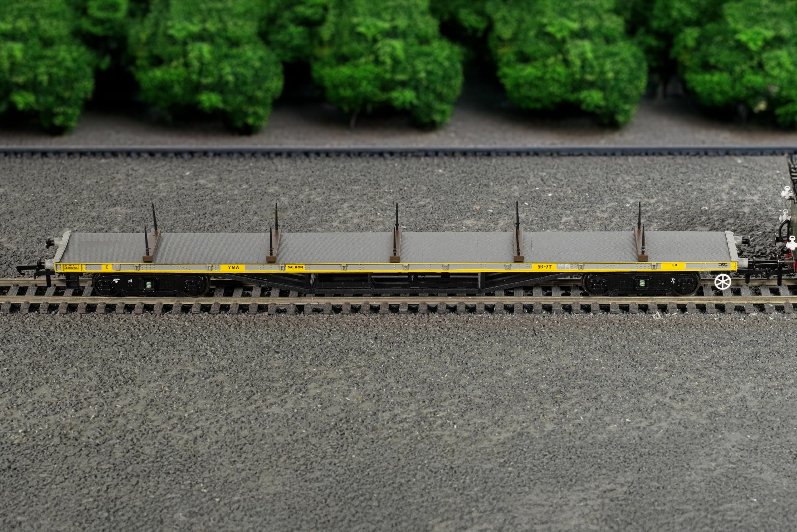 Hornby Carro a carrelli R60204 BR YMO Salmon - Carri Merci Era 7 Carri e pacchi di Carri