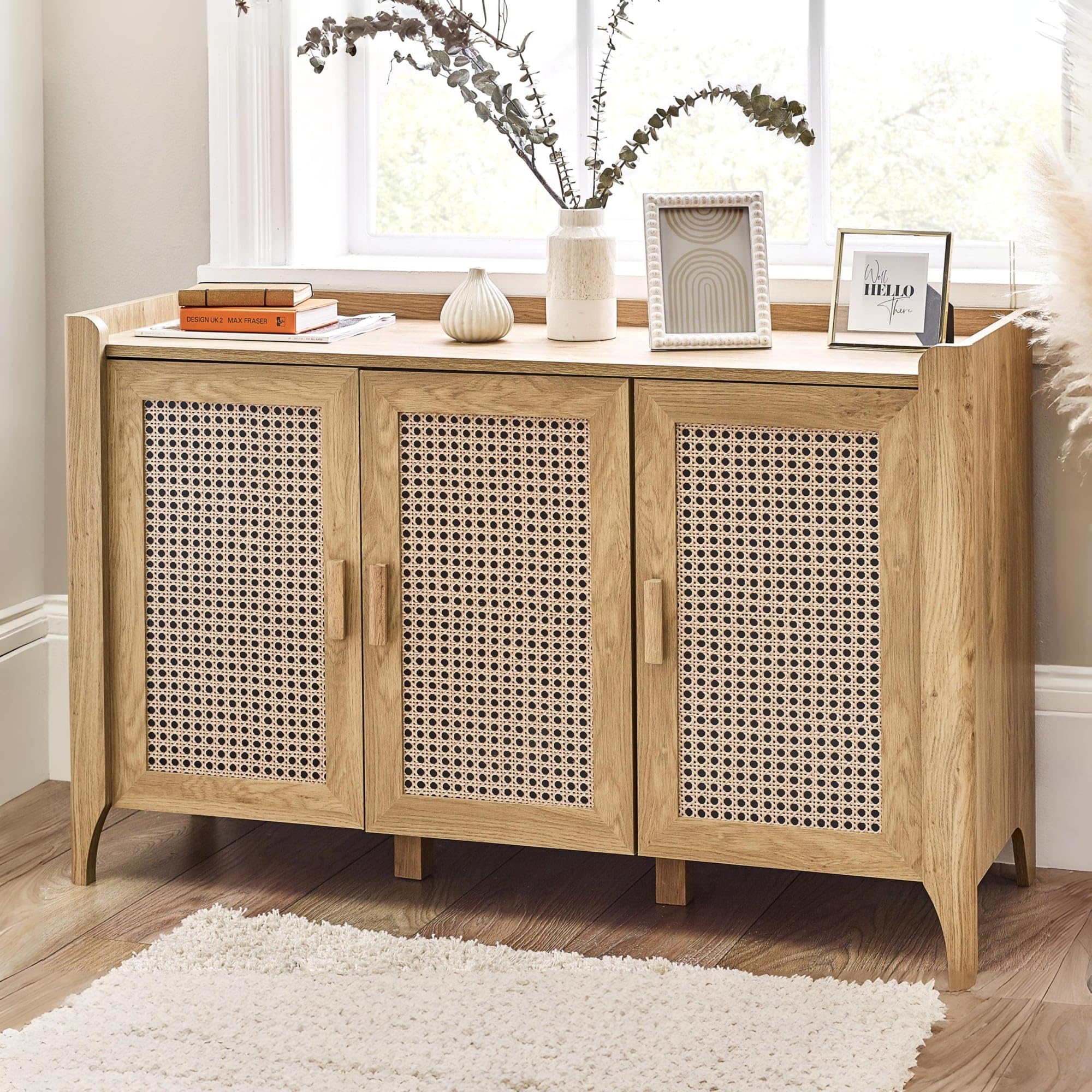 Julian Bowen Sydney 3 Door Oak Sideboard - Natural Oak Effect