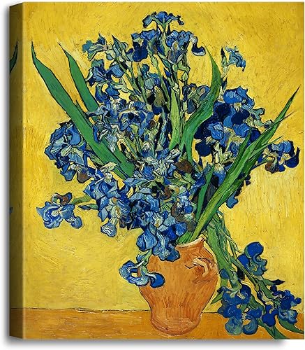 Miniatura 726 de A&T ARTWORK The Starry Night de Vincent Van Gogh. Tamaño del marco: 36 x 30 pulgadas, tamaño de la imagen: 30 x 24 pulgadas, reproducciones clásicas