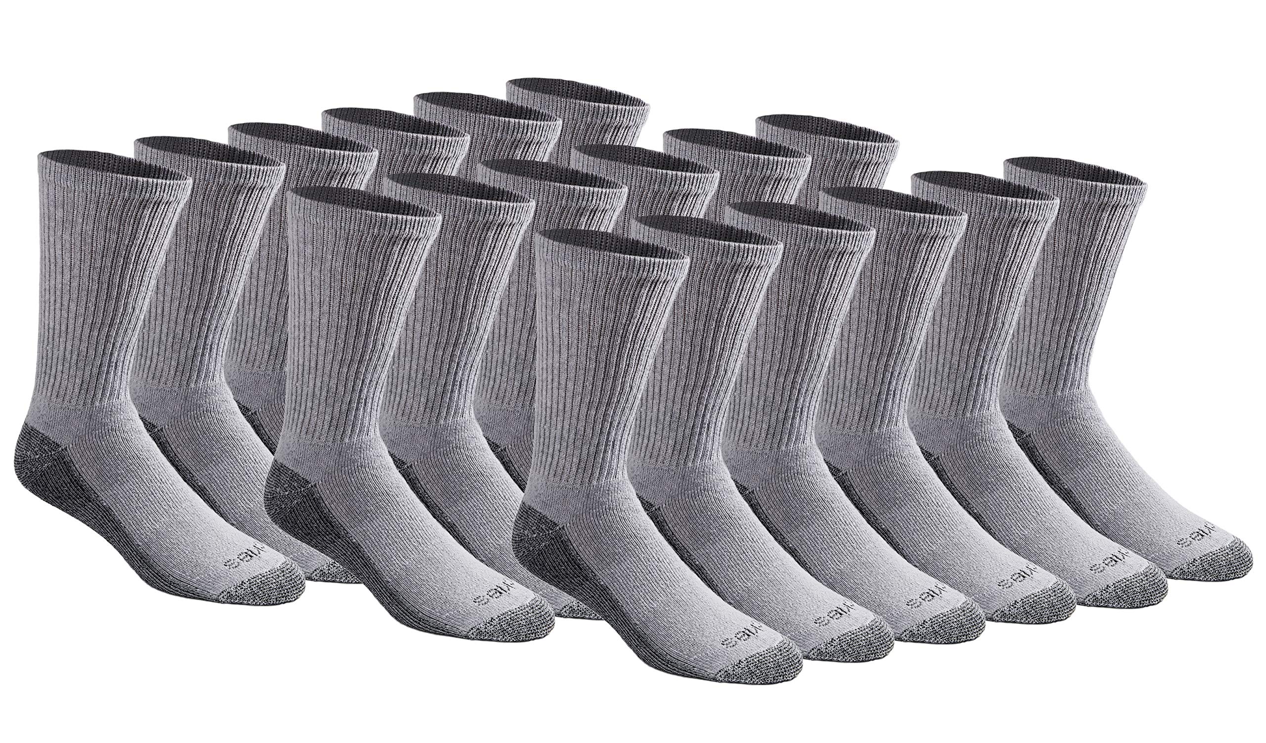 Dickies Men's Multi-pack Dri-tech Moisture Control Crew Socks Calzini casual Uomo (Pacco da 6)