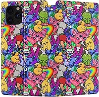 Vista 9 de Funda tipo cartera de repuesto para Apple iPhone 12 Mini 11 Pro Max Xr Xs 10 X 8 Plus 7 6S SE Flip Card Holder Cool Hippie Crazy Cover Magnetic PU